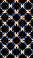 Kunstvolles geometrisches Muster und abstrakter Hintergrund