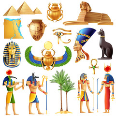 Egypt Symbols Set