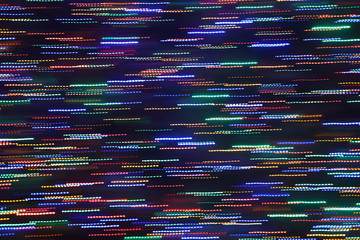 Beautiful fantastic mood photo of a Christmas tree in the night
