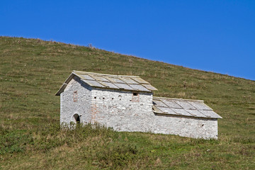 Almh&uuml;tte im Naturpark Lessinische Berge