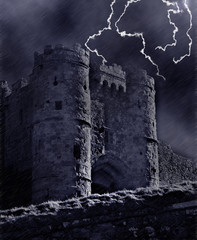 Stormy castle