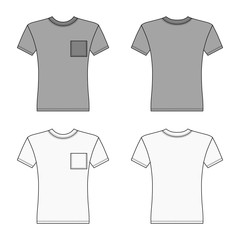 Naklejka premium Short sleeve t-shirt
