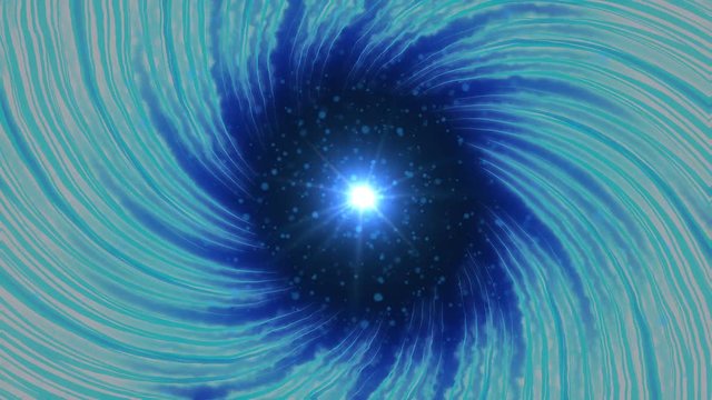 Animated Background With Glowing Particles Spiral.Space Spiral Animated Abstract Motion Background.