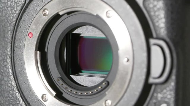 HD - Camera sensor. Shutter works