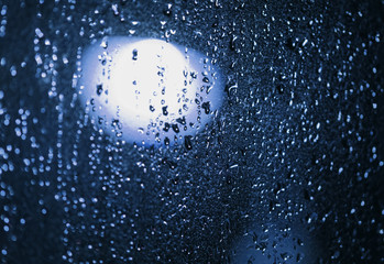 Backgrounds collection - Water drops on Glass, Texture