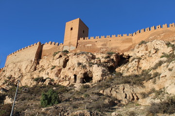 Fototapeta na wymiar Hill with ancient castle