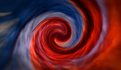 Time tunnel abstract concept