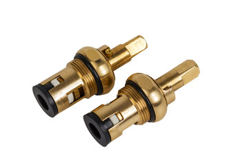 Brass faucet parts cartridge for water valve