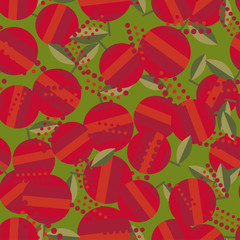 Seamless background with apples