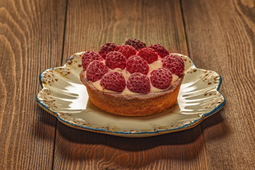 Tartlets with berries dessert with a taste of summer