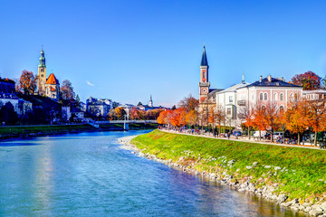 Obraz premium Cityscape of Salzburg Austria