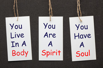 Body, Soul and Spirit