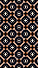 Kunstvolles geometrisches Muster und abstrakter Hintergrund