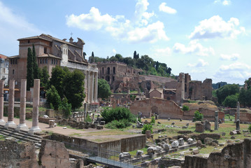 Naklejka na ściany i meble Forum Traianum in Rome, Italy