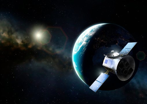 TESS Spacecraft, illustration