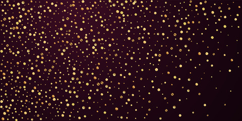 Sparse gold confetti luxury sparkling confetti. Sc