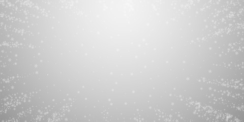 Beautiful glowing snow Christmas background. Subtl