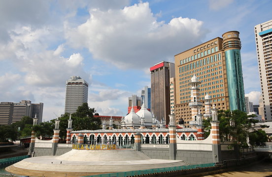 Masjid Jamek mosque Kuala Lumpur Malaysia
