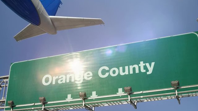 Airplane Take off Orange County