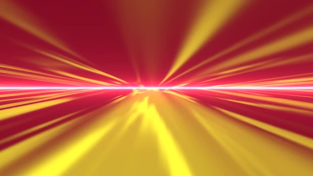 Travelling through the red Northern lights, space technology, title sequence concept