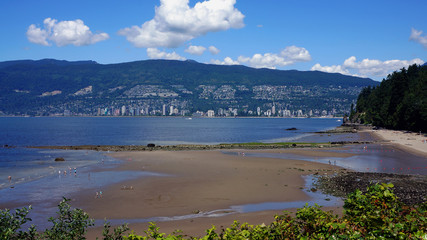 English Bay At Low Tide - Summer
