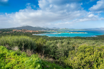 Fototapeta na wymiar Panoramica del Golfo di Marinella, Sardegna