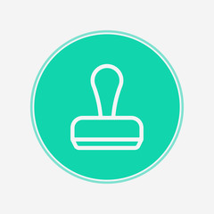 Stamp vector icon sign symbol