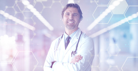 Portrait of senior doctor