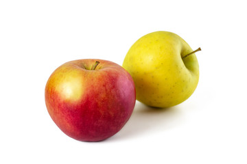 Red and yellow apples
