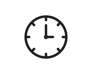 clock line icon illustration vector,time icon illustration,time clock icon website icon illustration vector