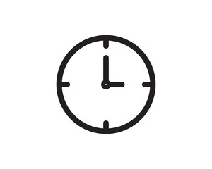 clock line icon illustration vector,time icon illustration,time clock icon website icon illustration vector