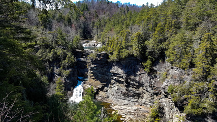 Linville Falls in Linville Gap in western North Carolina