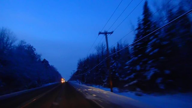 conduire de nuit