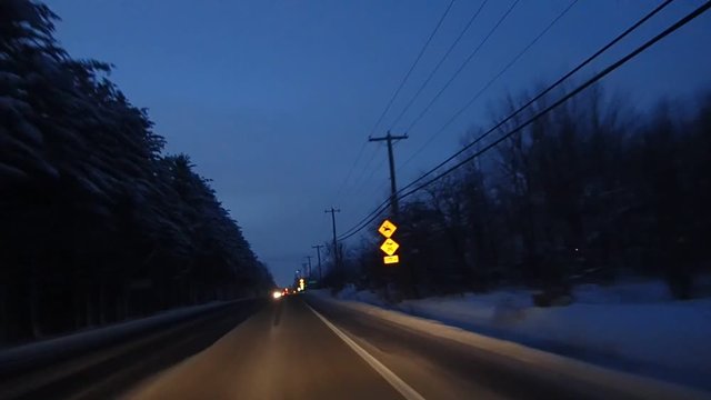 conduire de nuit
