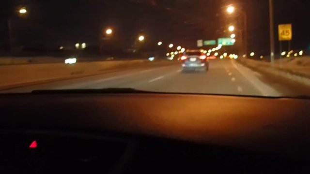 conduire de nuit