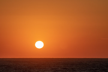 太平洋の夕日