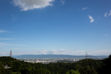 青い空の風景