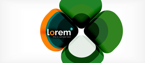 Geometric modern abstract background