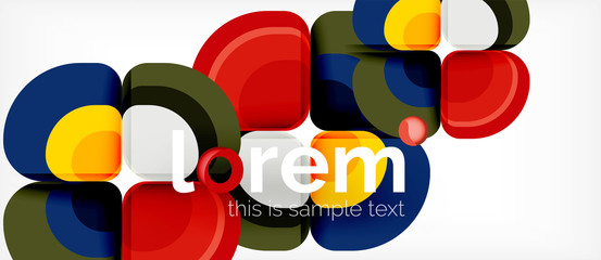 Geometric modern abstract background