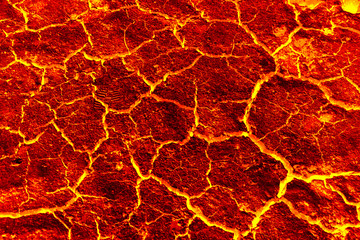 Red lava texture background