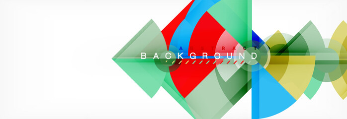 Modern geometric abstract background