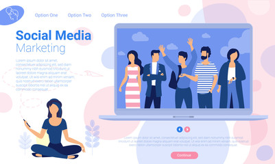 social media marketing  template