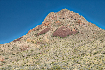 Desert mountain in Big Bend National Park