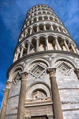 Leaning Tower Door Entrance Campanile Cathedral Pisa Italy