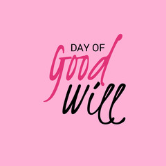 Good day will come.