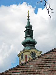 Fototapeta na wymiar Serbian orthodox church in Szentendre, Hungary