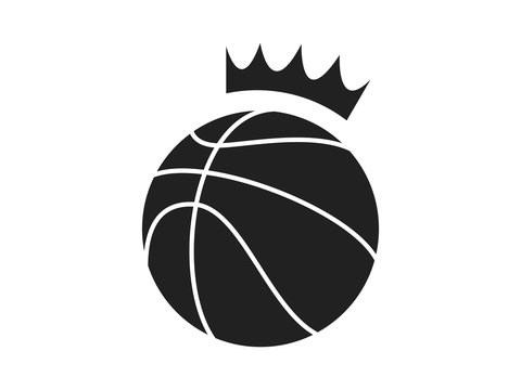 Basketball King Icon vector illustration