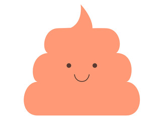 ピンクのうんちのキャラクター