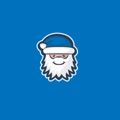 Blue Santa Claus