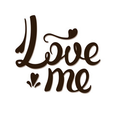 Love me calligraphy.